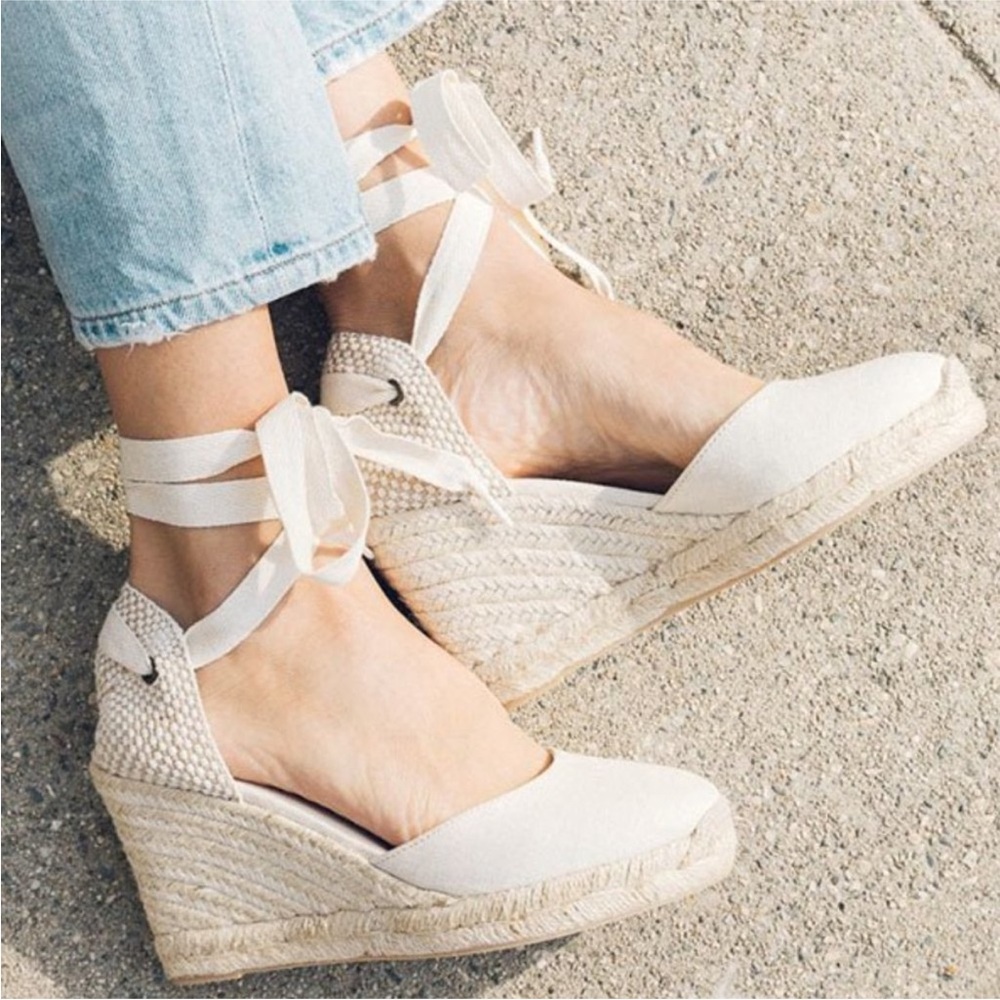 Soludos Marseille Wedge Espadrilles. Size 9. Worn once.